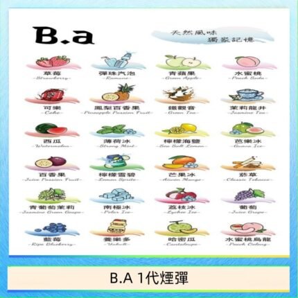 B.A 一代主機煙彈電子煙一盒三顆