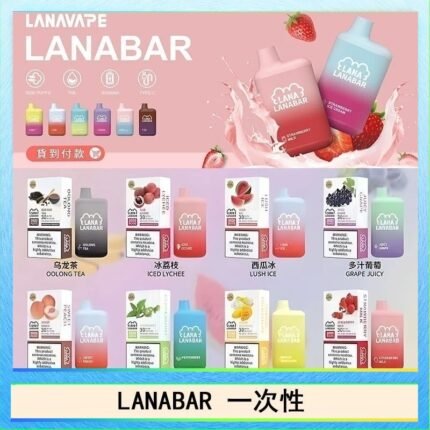 LANA BAR可充电一次性電子煙霧化5000口(3.0%)